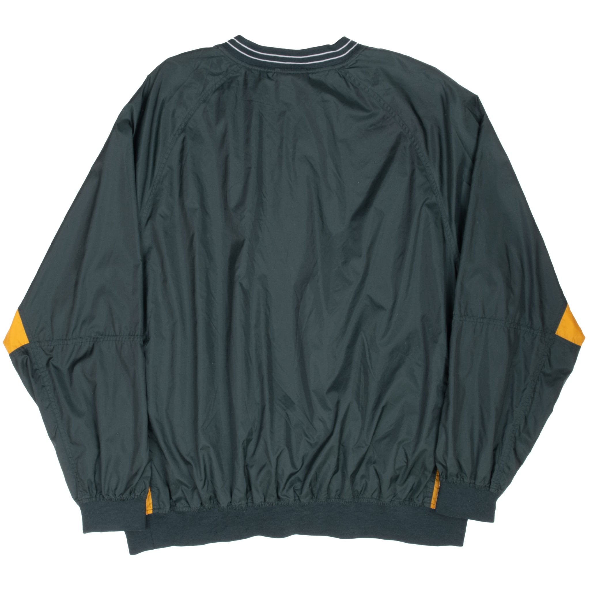 Vintage Nike Center Swoosh Green Pullover Windbreaker Jacket 1990S Size 2Xl