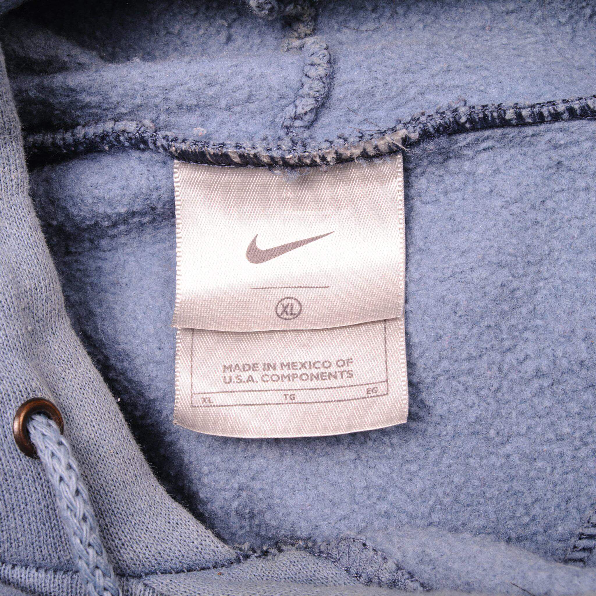 Vintage Nike Hoodie Sweatshirt Size XLarge. middle swoosh logo 1990s Travis Scott