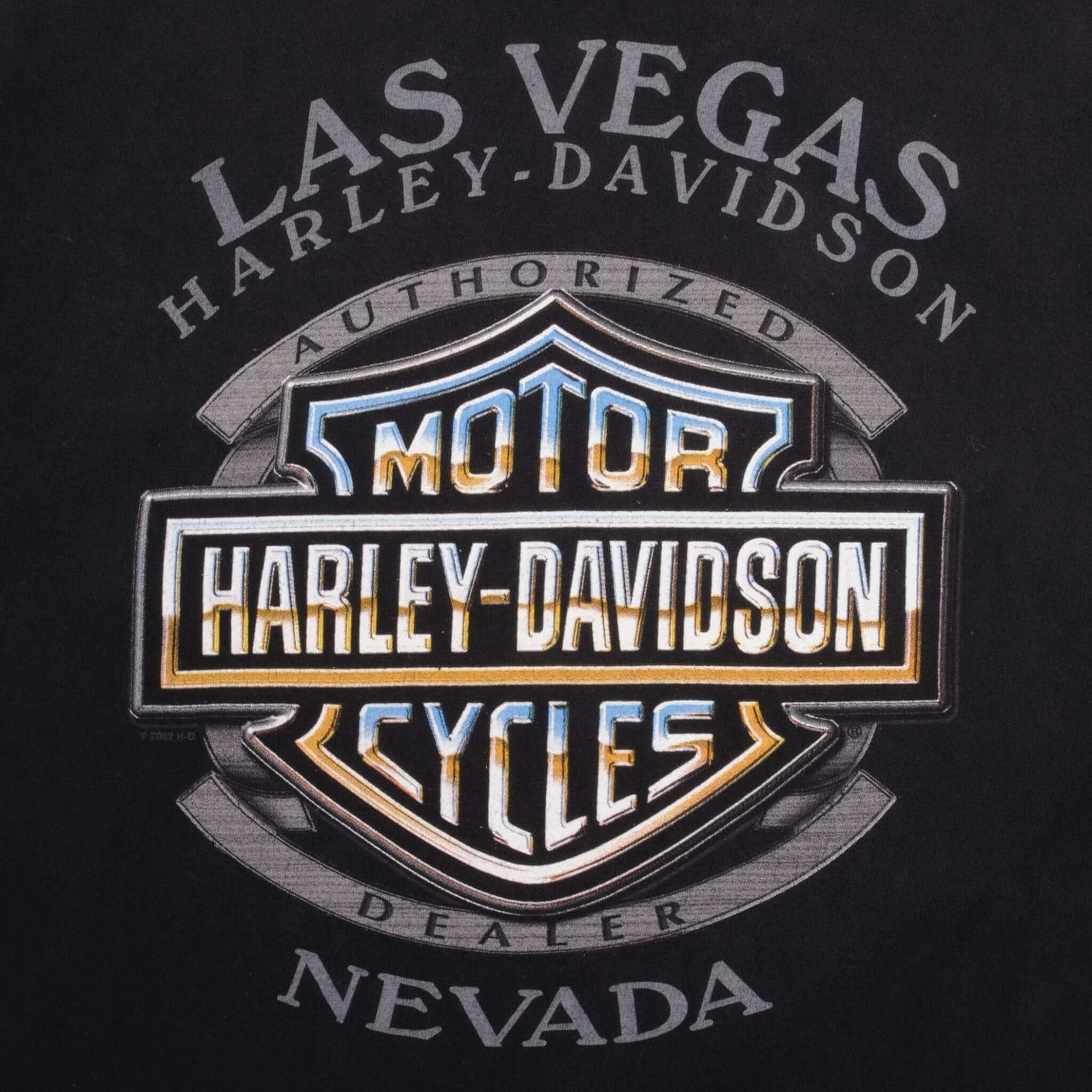 Vintage Harley Davidson 100 Years Las Vegas Tee Shirt 2003 Size Medium Made In USA