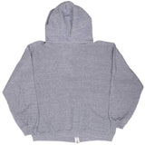 Vintage Russell Athletic Blank Grey Zip Up Hoodie Sweatshirt 1970S Size XL Made In Usa