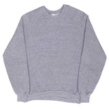 Vintage Russell Athletic Blank Grey Sweatshirt 1970S Size Medium Made In Usa