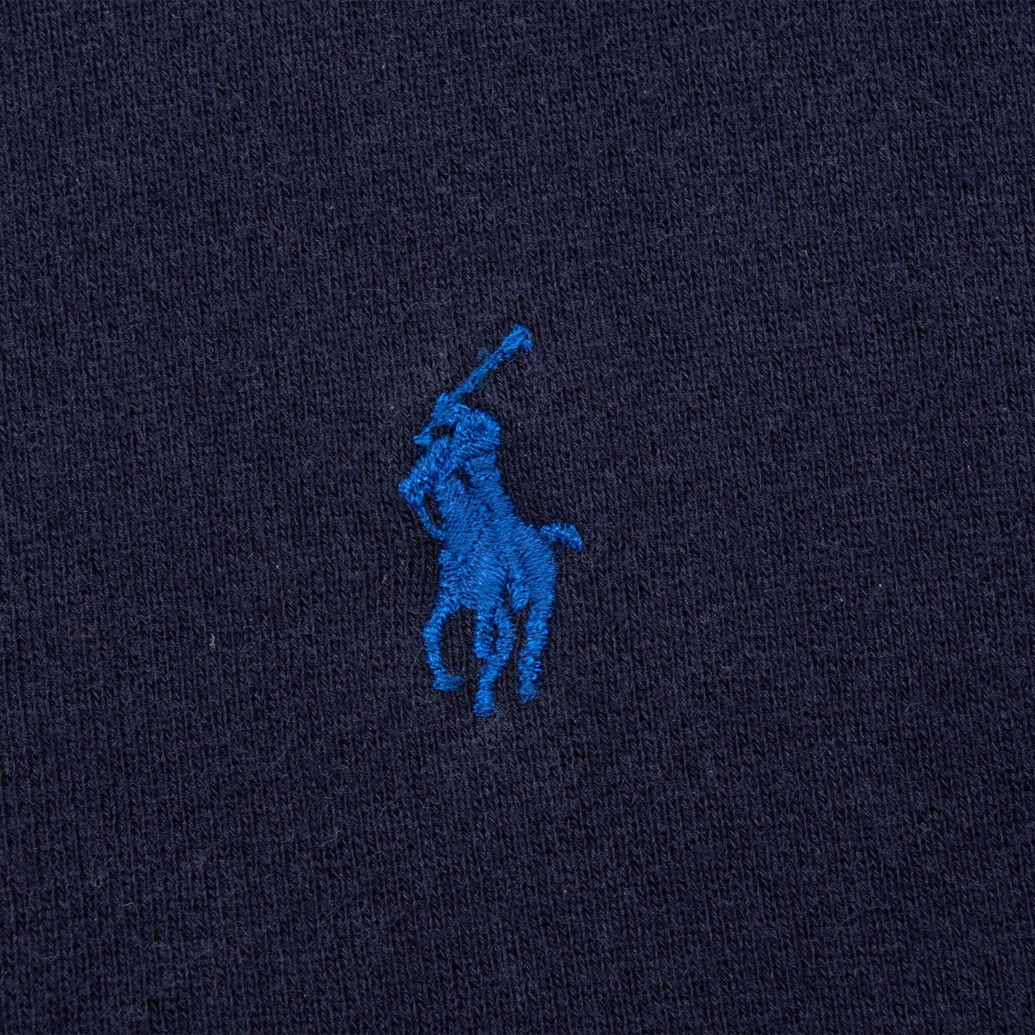 Vintage Ralph Lauren 1990S Classic Navy Blue Crewneck Sweatshirt Size Large