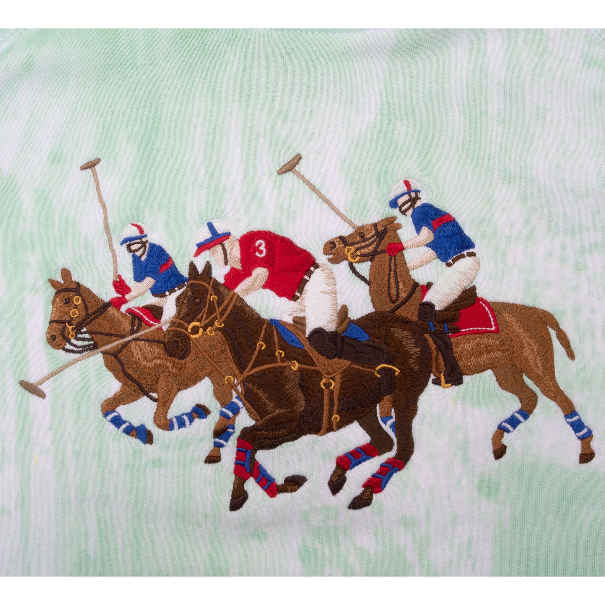 Vintage Ralph Lauren Polo Horses Embroidered Tie Dye Hoodie Sweatshirt Size XL