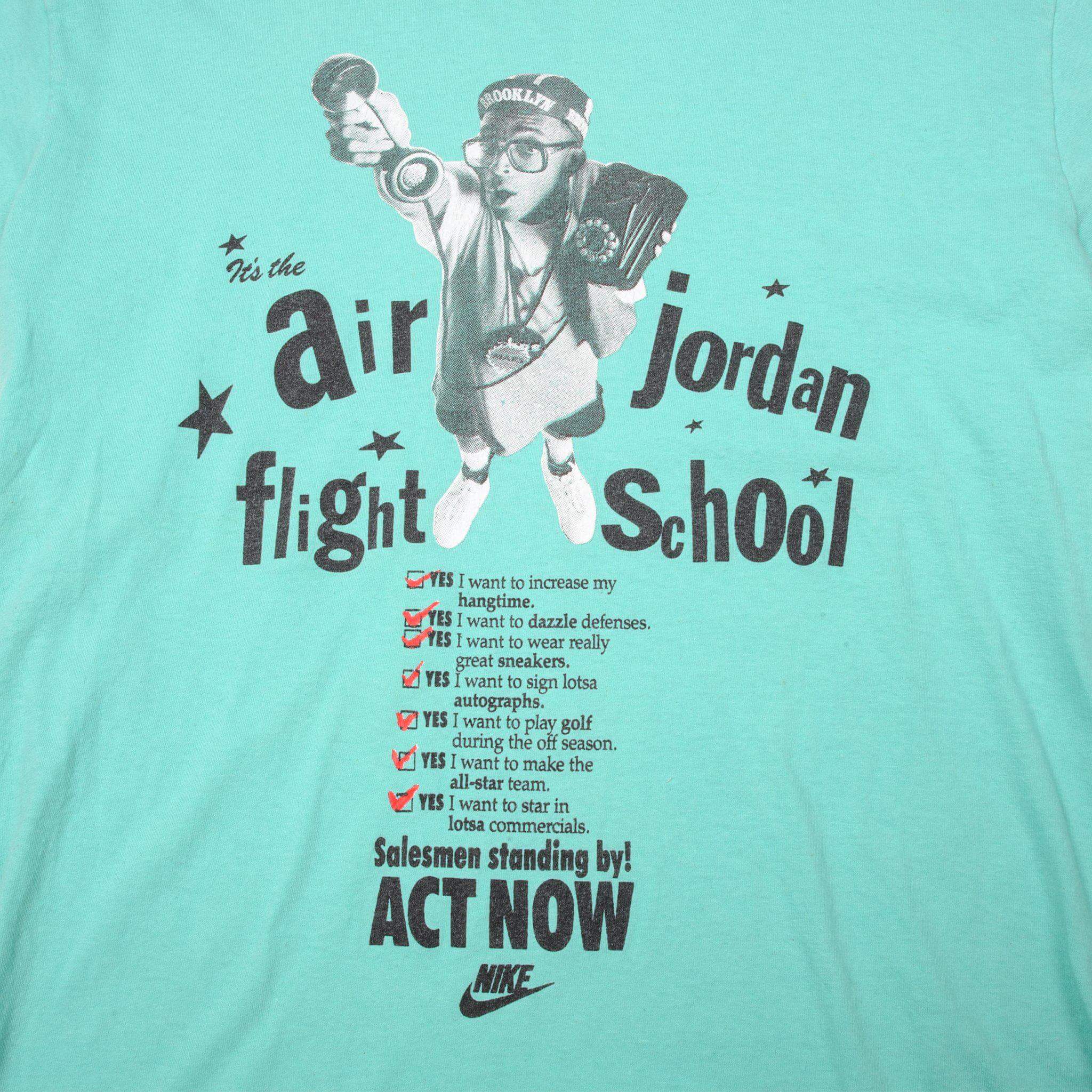 VINTAGE NIKE TEE SHIRT JORDAN SPIKE LEE 1990's SIZE LARGE MADE IN USA