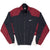 Vintage Nike Big Swoosh Black Burgundy Red Windbreaker Jacket 1990S Size Large