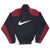 Vintage Nike Big Swoosh Black Burgundy Red Windbreaker Jacket 1990S Size Large