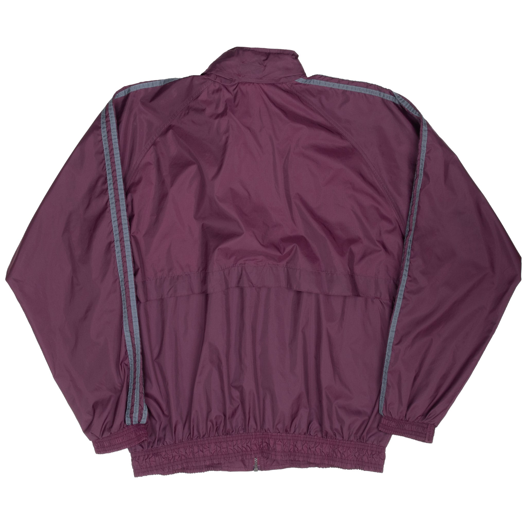Vintage Adidas Purple 3 Stripes Windbreaker Jacket 1990S Size Large