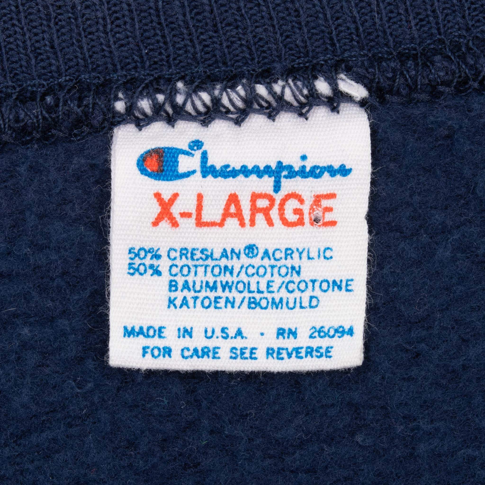 Vintage Mlb Minnesota Twins Champion Sweatshirt 1987 Size XL Made In Usa