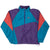 Vintage Nike Swoosh Purple And Teal Windbreaker Jacket Late 1980S Size XL