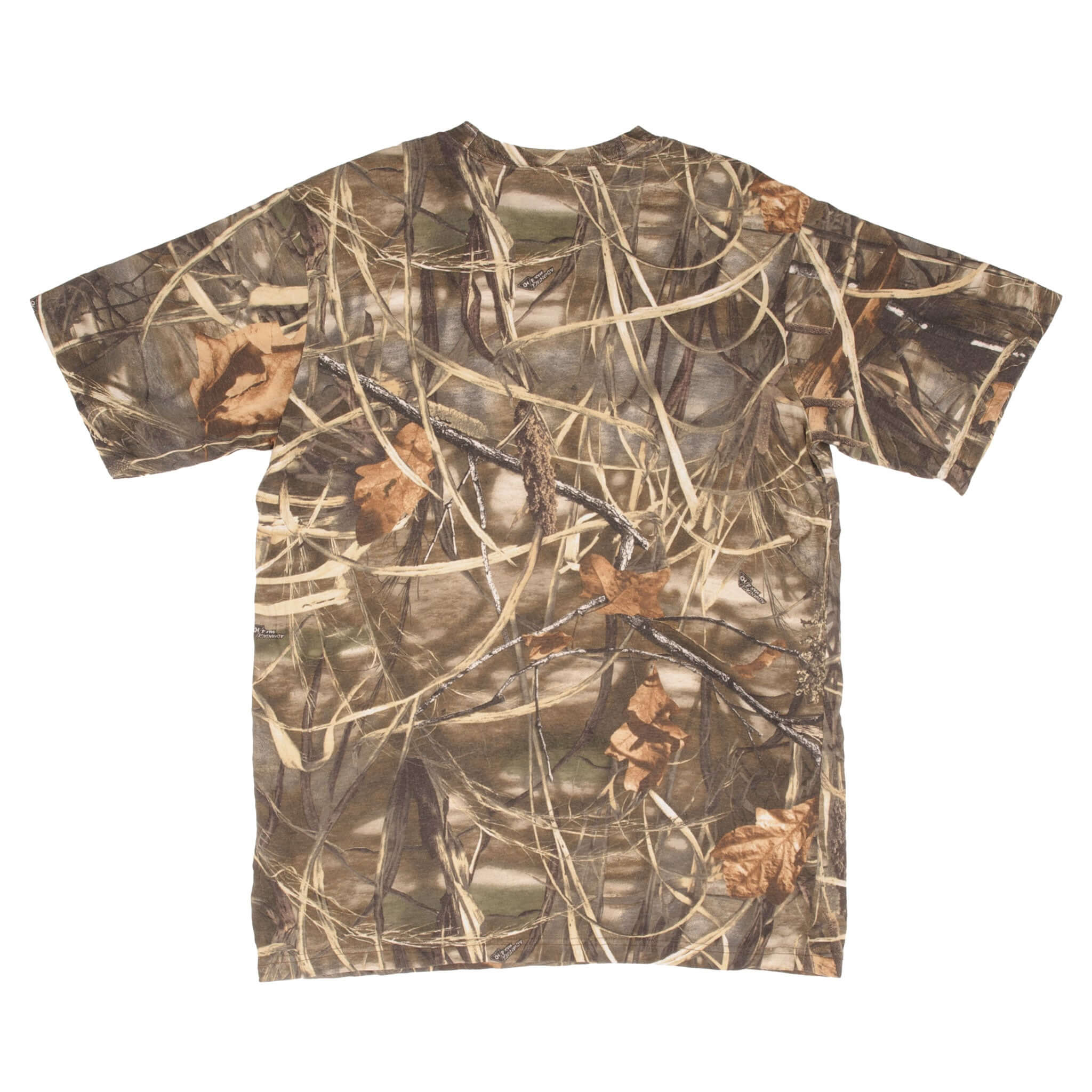 Vintage Hunting Advantage Max 4 Hd Camo Pocket Tee Shirt 1990S Size Large