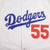 Vintage Mlb Los Angeles Dodgers Orel Hershiser #55 1987 Jersey Size 44