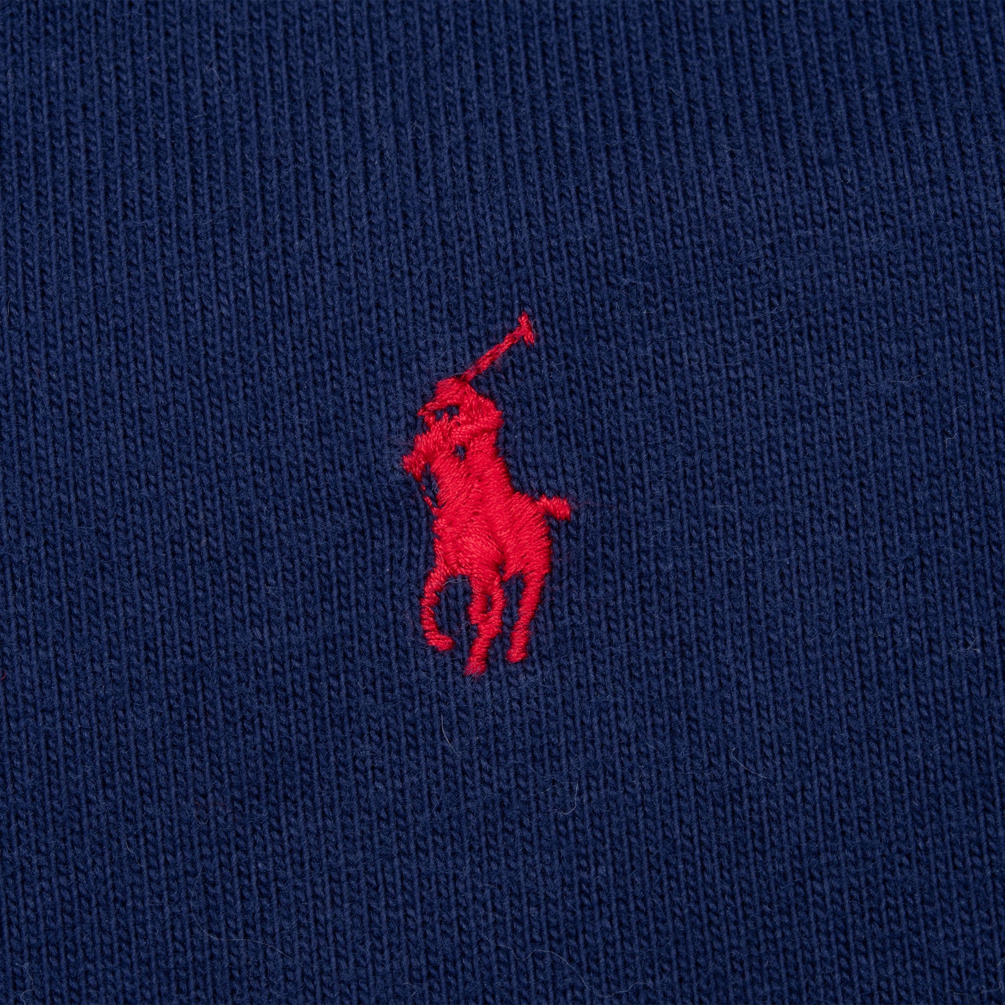 Vintage Ralph Lauren Navy Blue Rugby Polo Shirt 1990S Size Large