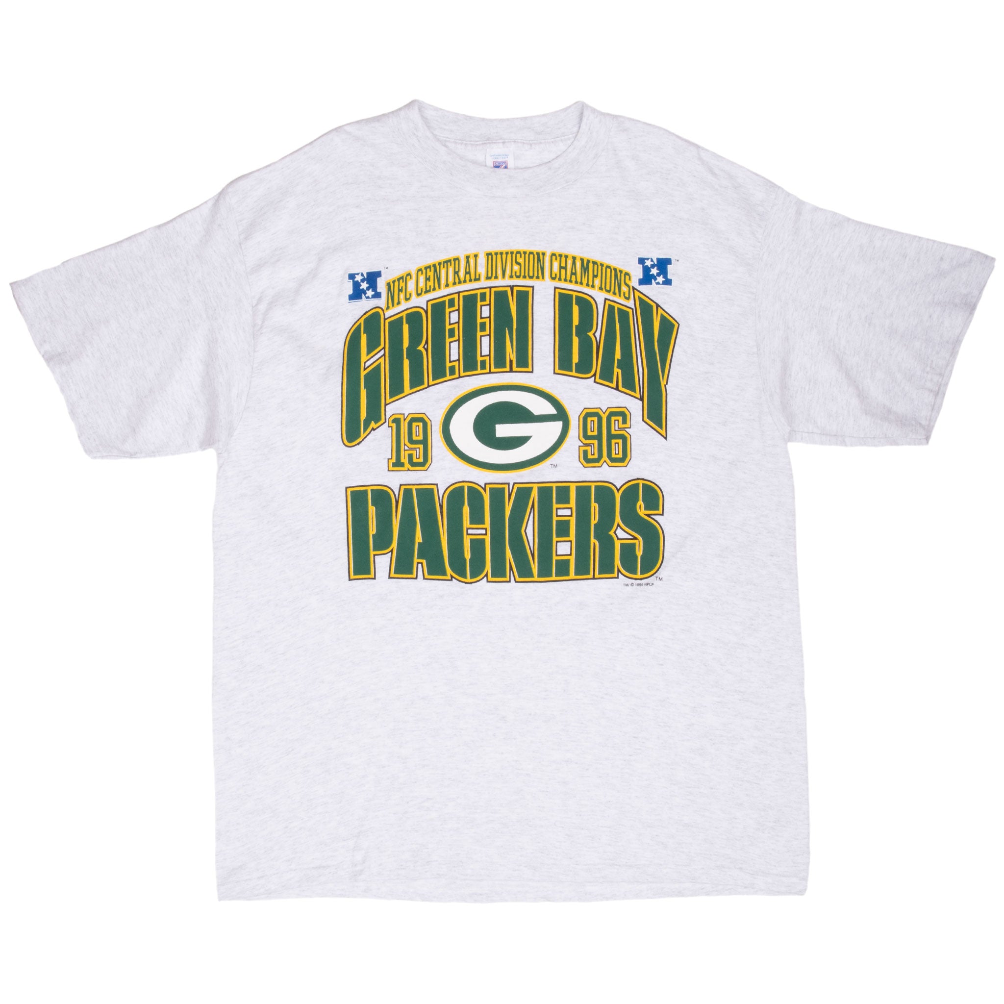 Vintage Nfl Green Bay Packers Nfc Champions 1996 Tee Shirt Size 2XL