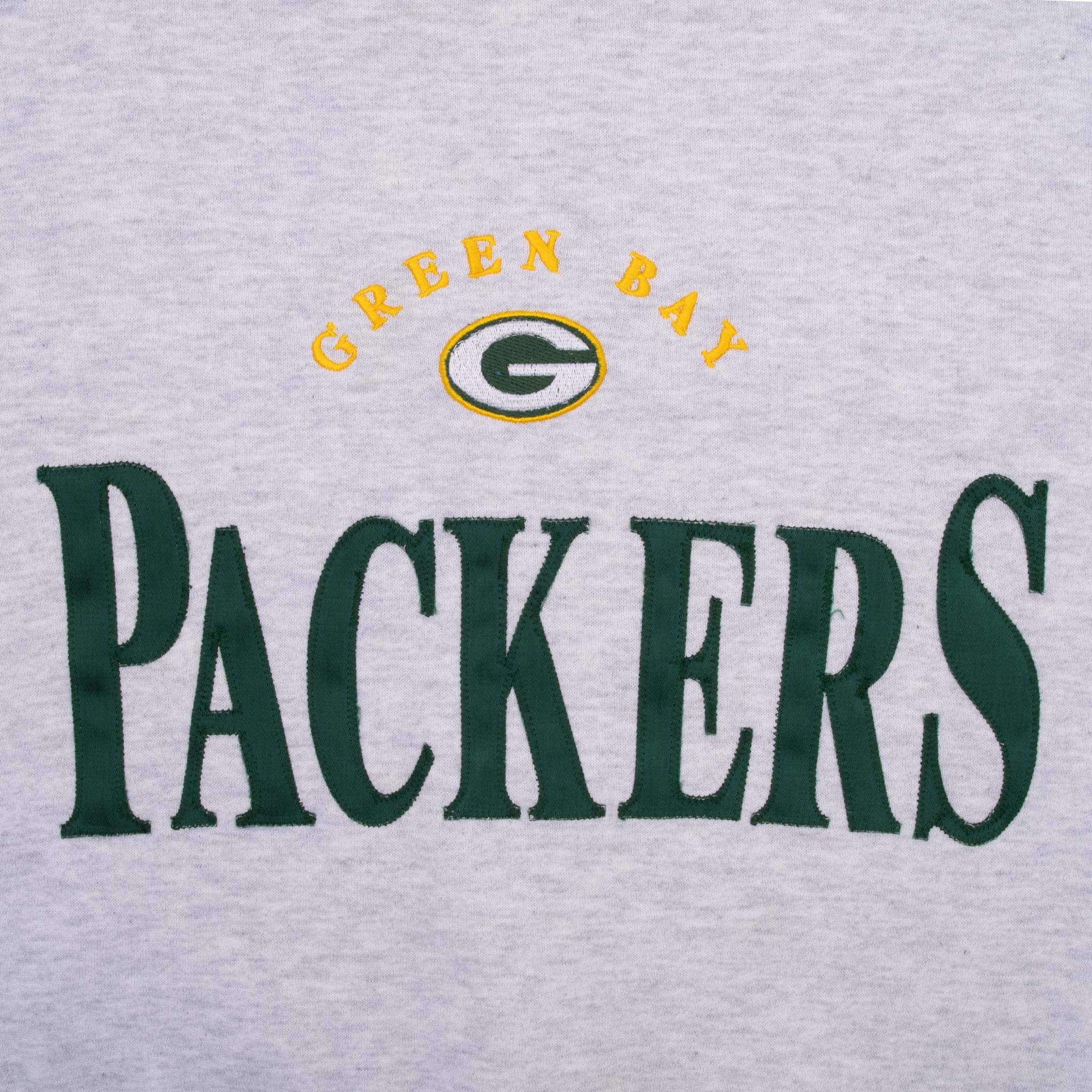 Vintage Nfl Green Bay Packers 1990S Embroidered Sweatshirt Size Large