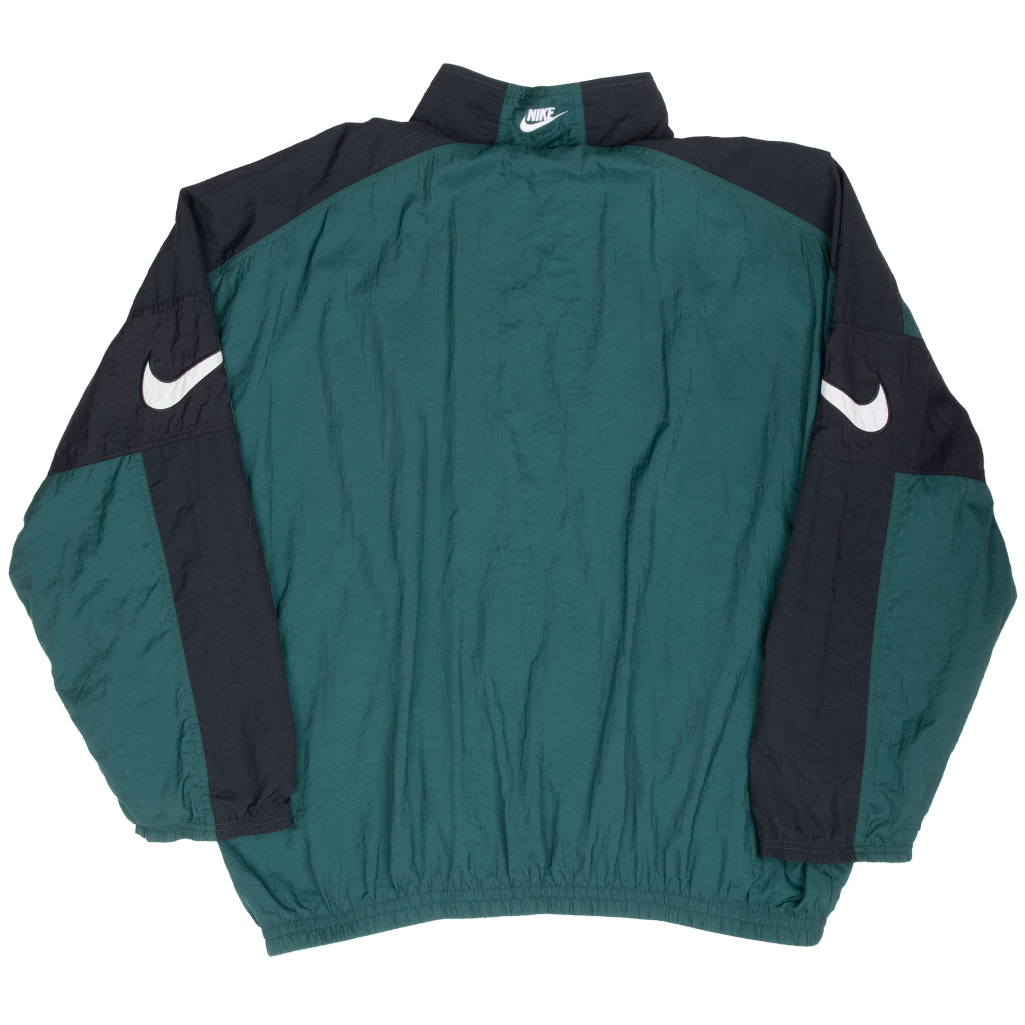Vintage Nike Air Green Windbreaker Jacket 1990S Size 2XL