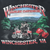 Winchester Harley-Davidson back print with motorcycle riders, mountains, trees and red apples