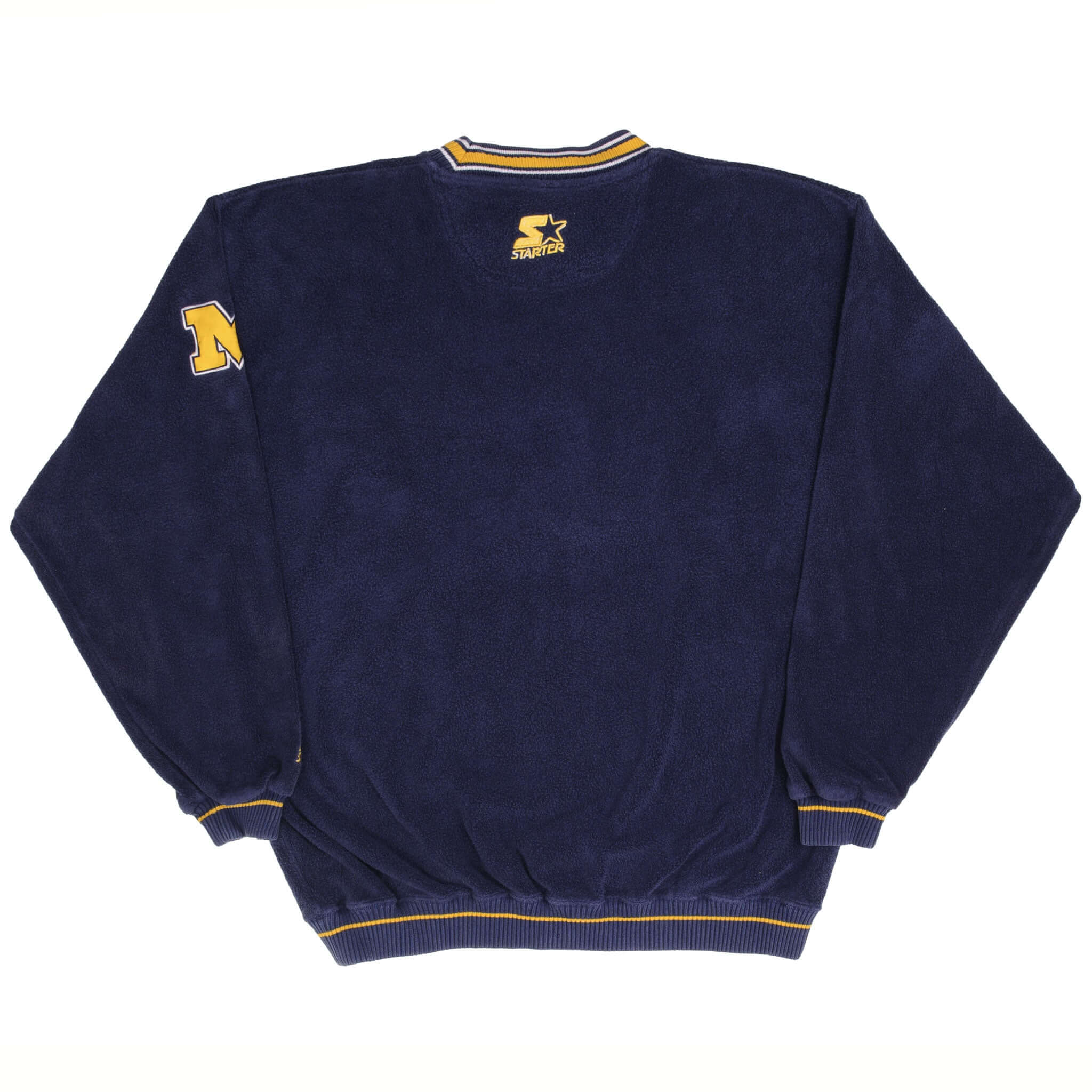 VINTAGE NCAA UNIVERSITY OF MICHIGAN STARTER SWEATSHIRT 1990S SIZE XL