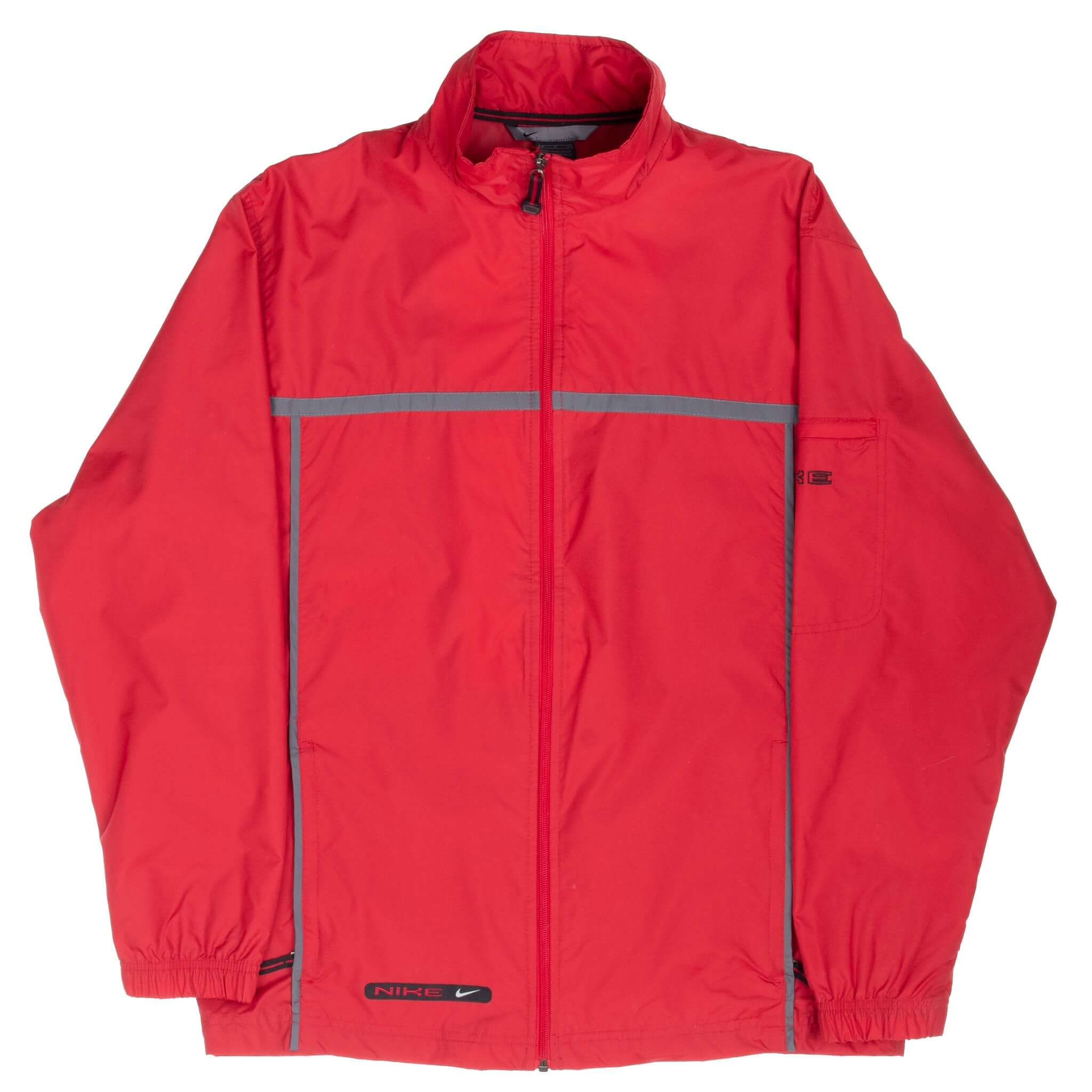 Vintage Nike Windbreaker Red Jacket 2000S Size Medium