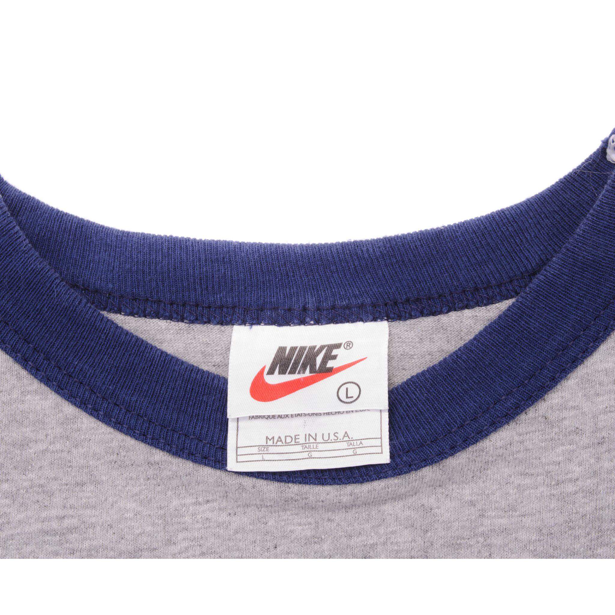 VINTAGE NIKE AIR LONG SLEEVES TEE SHIRT 90S SIZE LARGE MADE IN USA