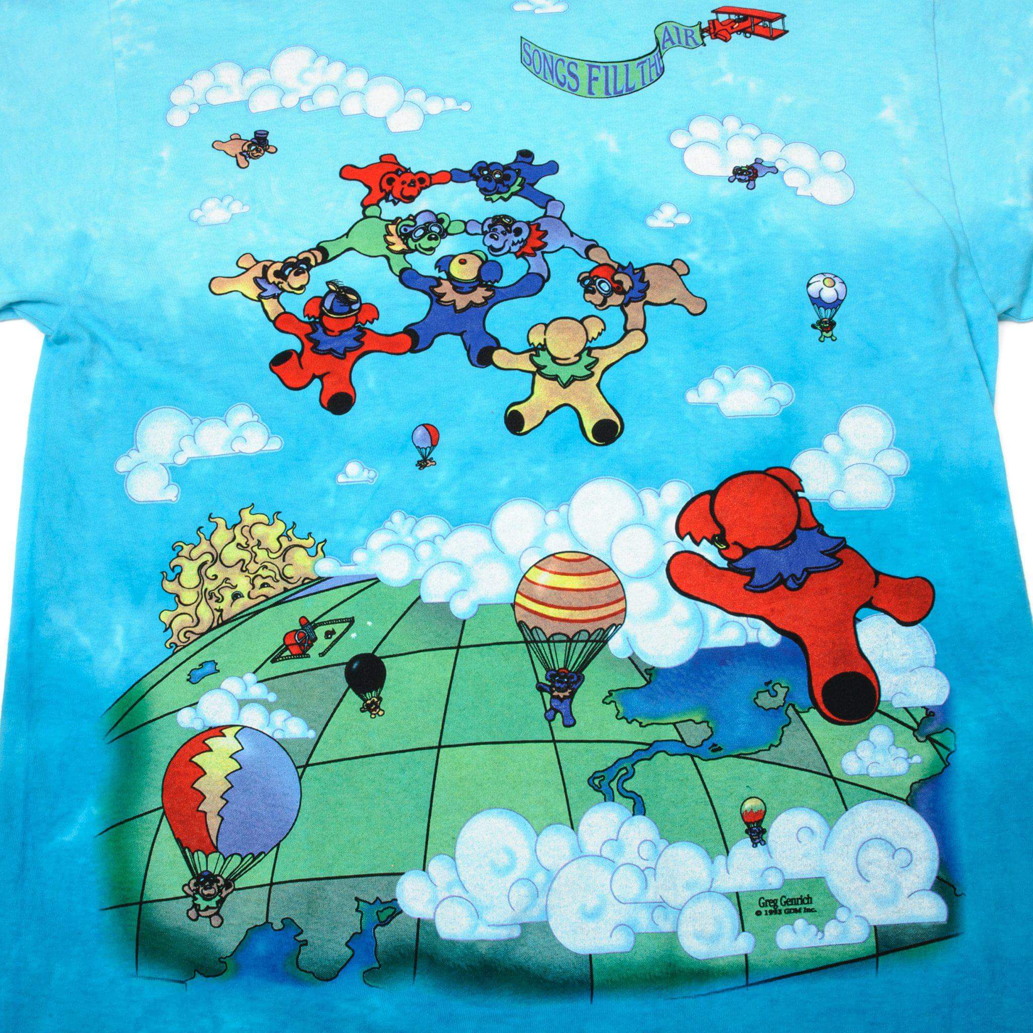 VINTAGE TIE-DYE THE GRATEFUL DEAD TEE SHIRT 2000 SIZE MEDIUM MADE IN USA