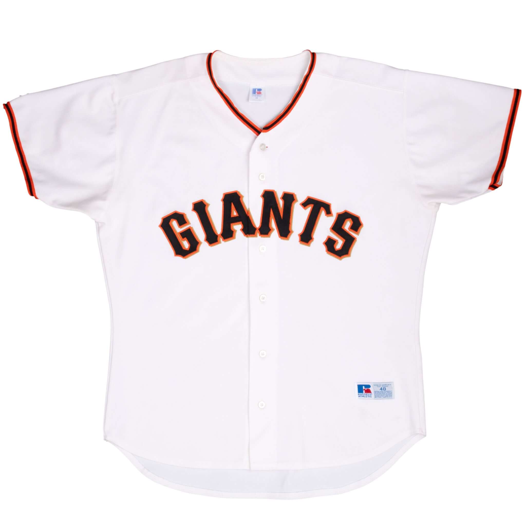 Vintage Mlb San Francisco Giants 1990S Russell Jersey Size 48 Made In Usa