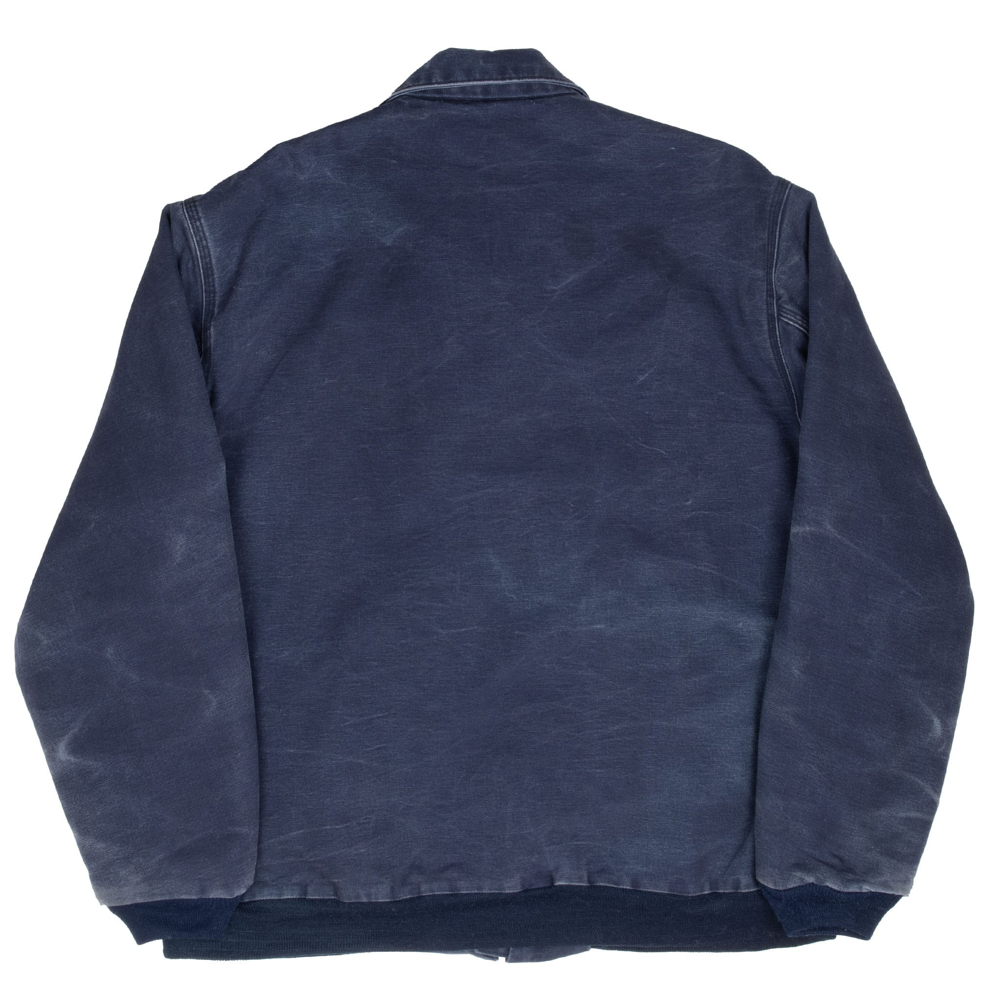 Vintage Carhartt Blue Fire Resistant Jacket Frj195Dny 2012 Size Xl Tall