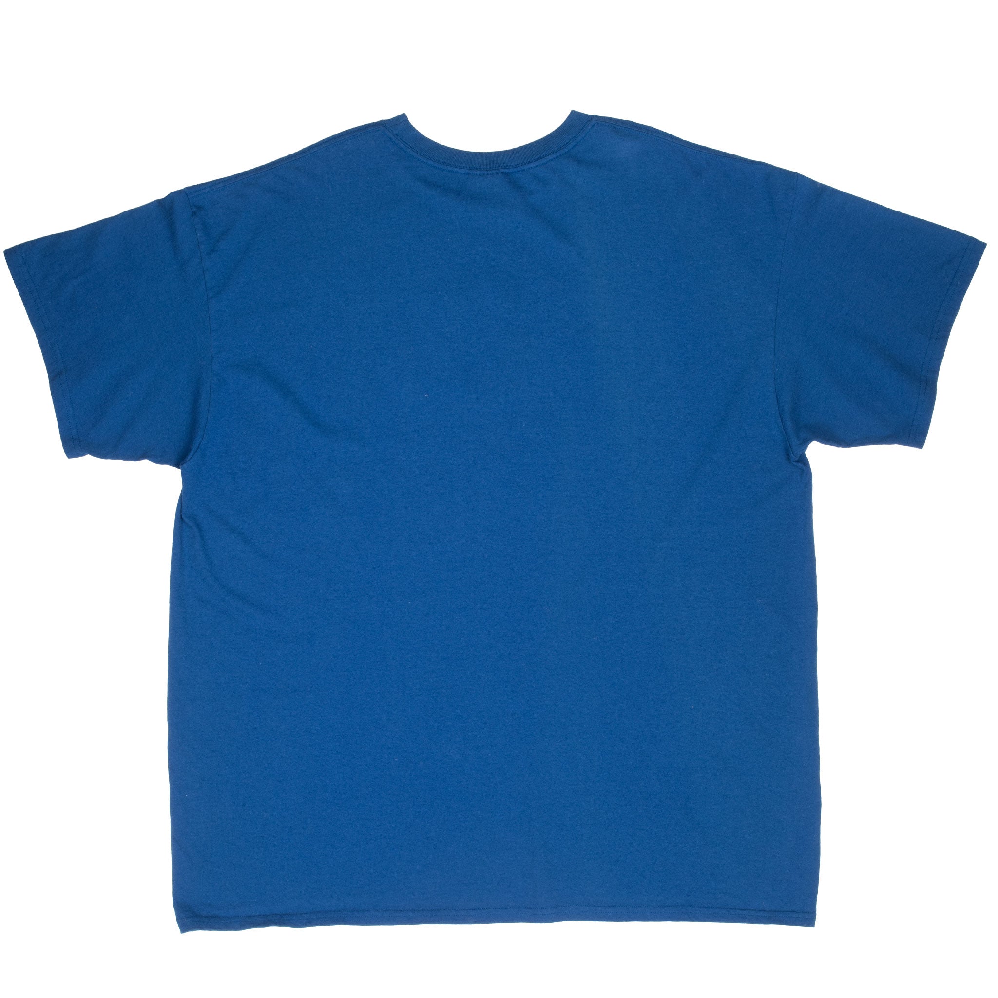 Vintage Nike Athletics Spellout Blue Tee Shirt 2000S Size 2XL