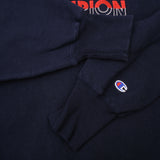 Vintage Navy Champion Reverse Weave Spellout Sweatshirt 1990S Size 2XL Made In USA