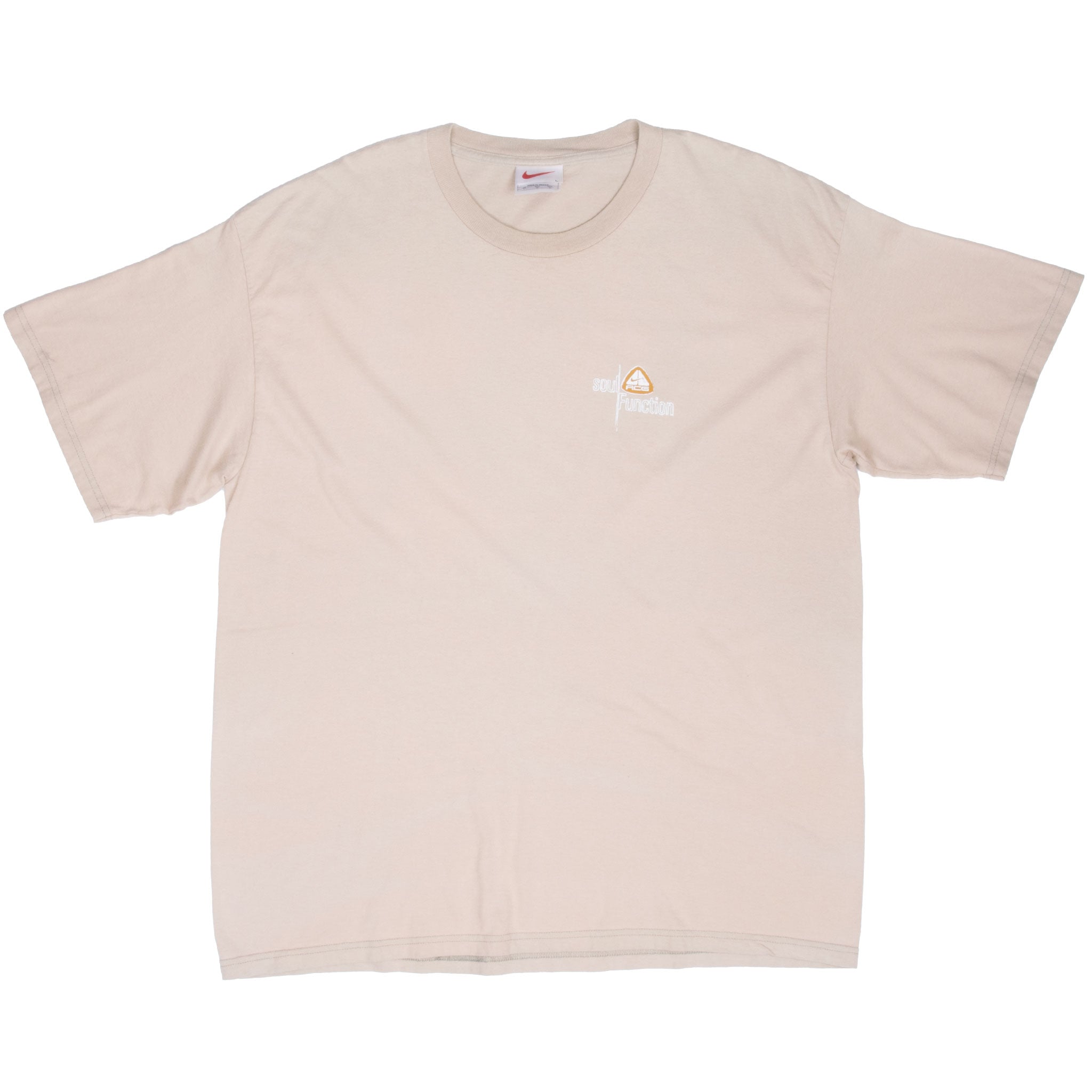 Vintage Nike Acg Soul Function Beige Tee Shirt 1990S Size Large