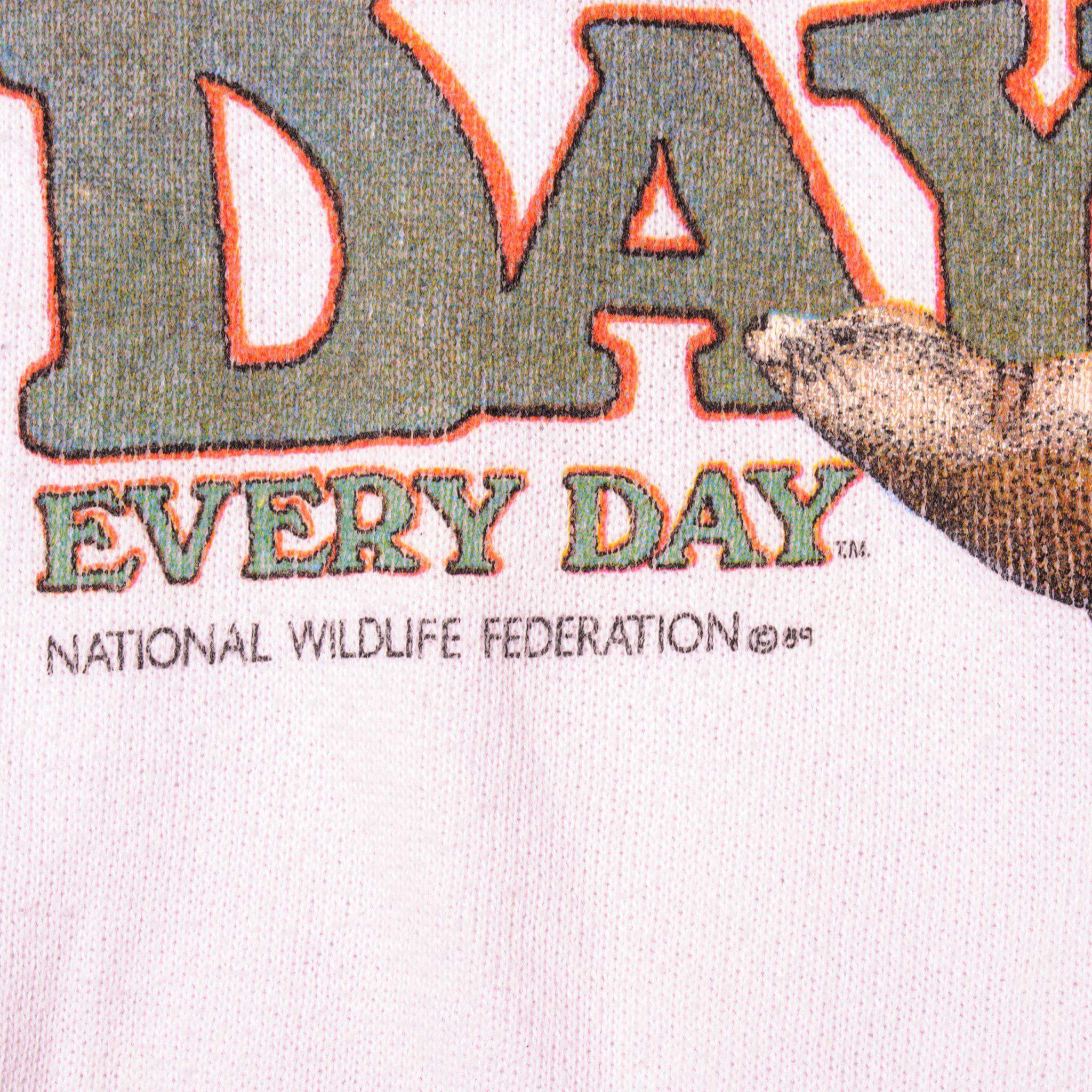 VINTAGE NWF EARTH DAY SWEATSHIRT 1989 SIZE XL MADE IN USA