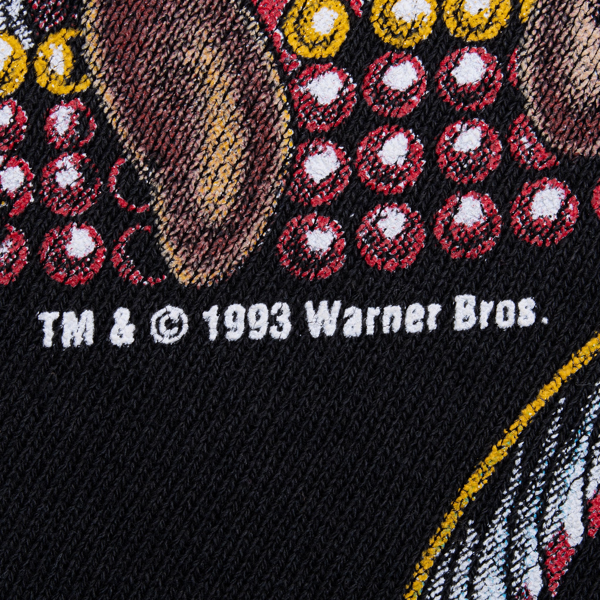 Vintage Nfl Kansas City Chiefs Looney Tunes 1993 Sweatshirt Size XL Made In Usa