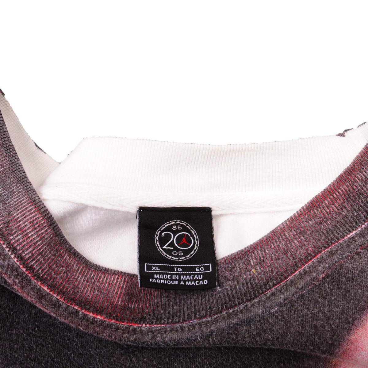 VINTAGE AIR JORDAN 20 YEARS ANNIVERSARY ALL OVER PRINT TEE SHIRT 1985-