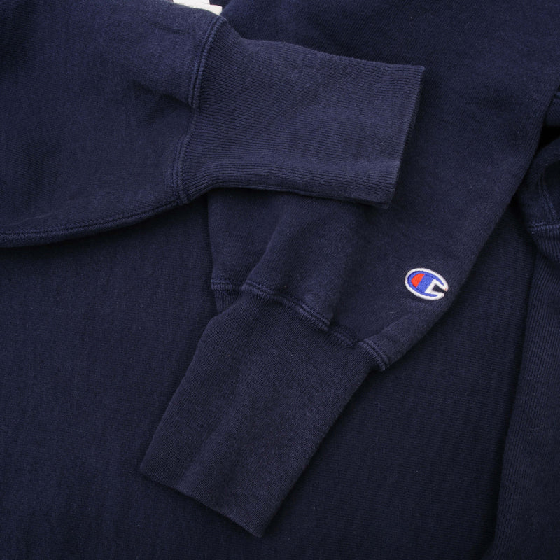 Vintage Navy Champion Reverse Weave Vail Sweatshirt 1990S Size 2XL 