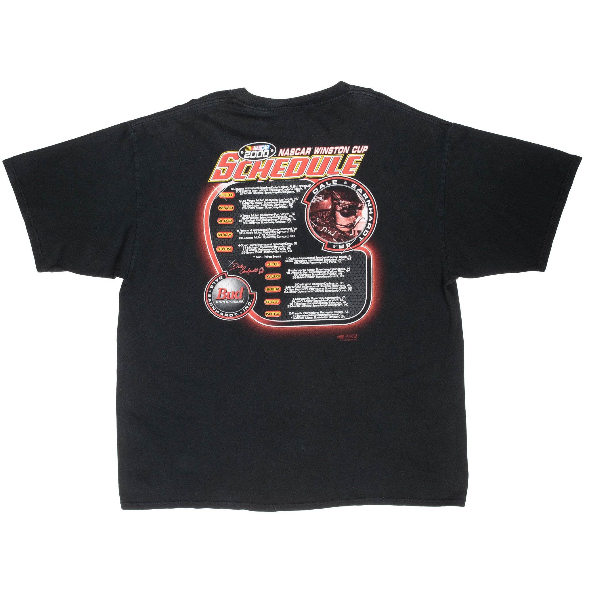 Vintage Nascar Dale Earnhardt Jr 2000 Tee Shirt Size 2XL