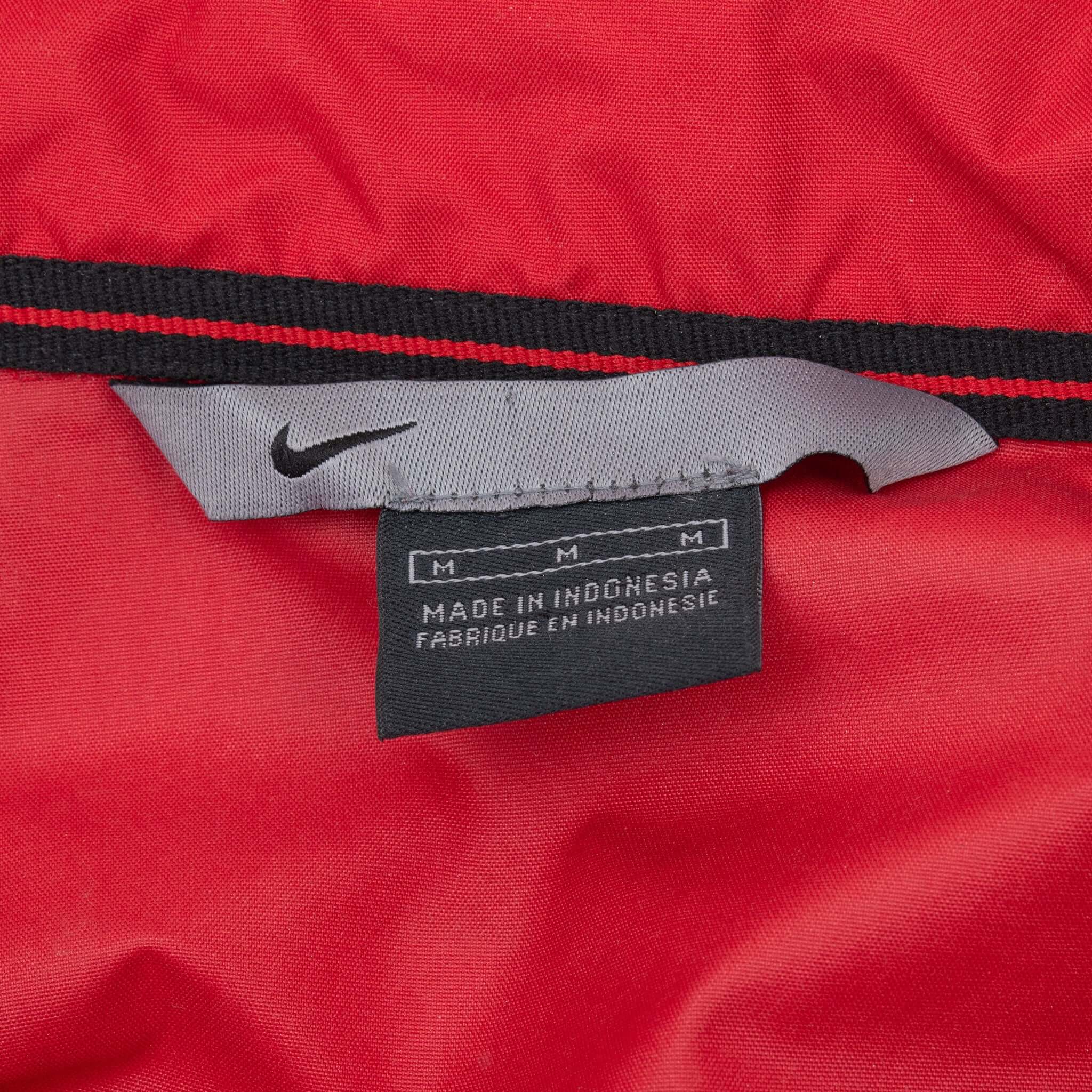 Vintage Nike Windbreaker Red Jacket 2000S Size Medium