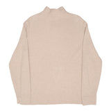 Polo Ralph Lauren Beige Quarter 1/4 Zip Sweater Size Large