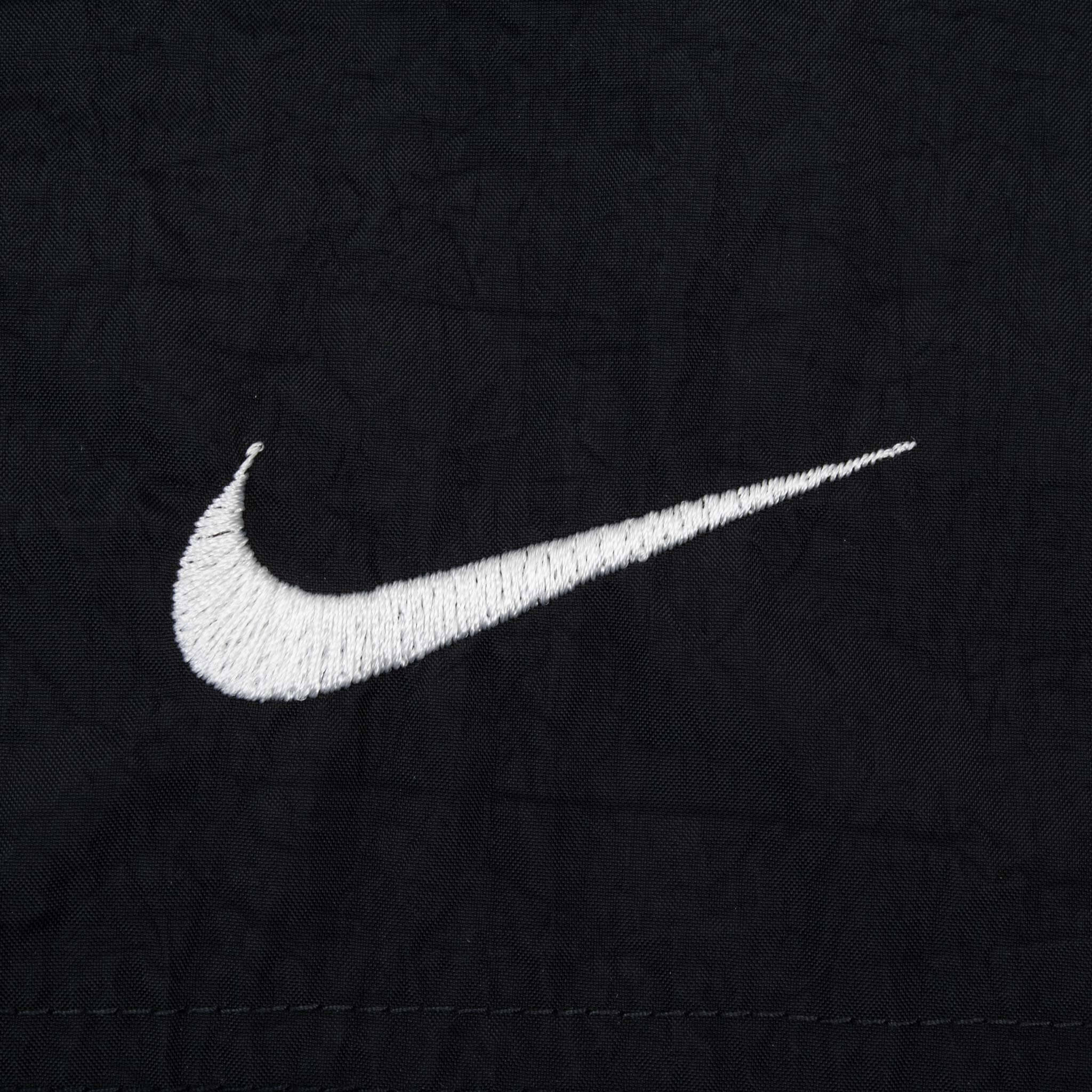 Vintage Nike Classic Swoosh Black Windbreaker Jacket 1990S Size Large