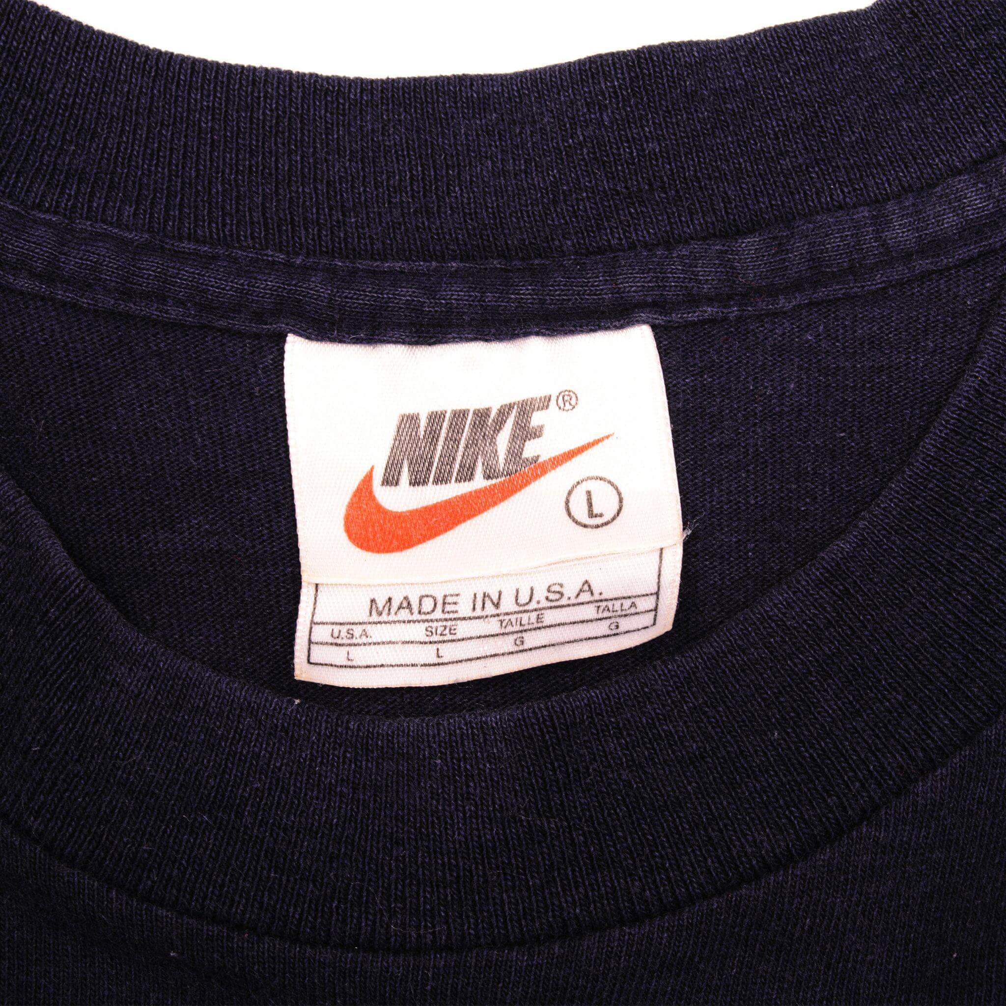 Vintage Label Tag Nike 1990s 90s