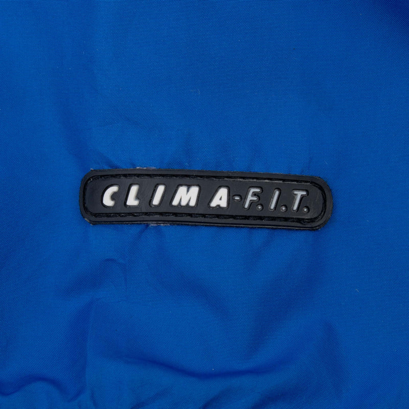 Vintage Nike Classic Swoosh Blue Windbreaker Jacket 1990S Size Medium