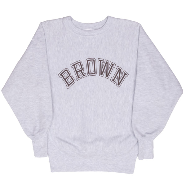 Vintage Champion Reverse Weave Brown University Sweatshirt 1990S Size Small