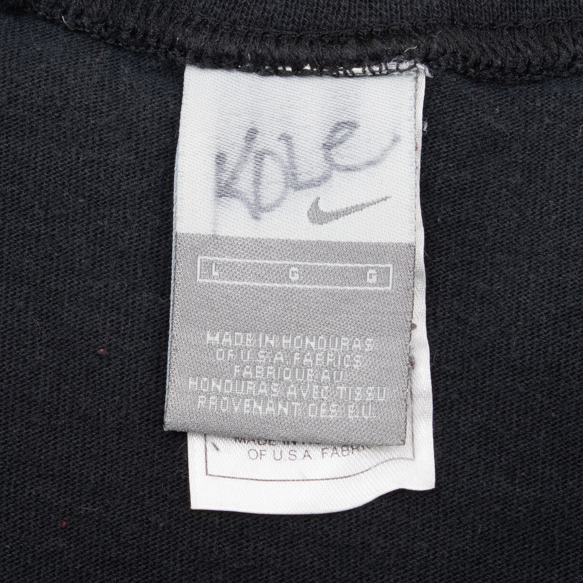 Vintage Nike Center Swoosh Black Tank Top Tee Shirt 2000S Size Large