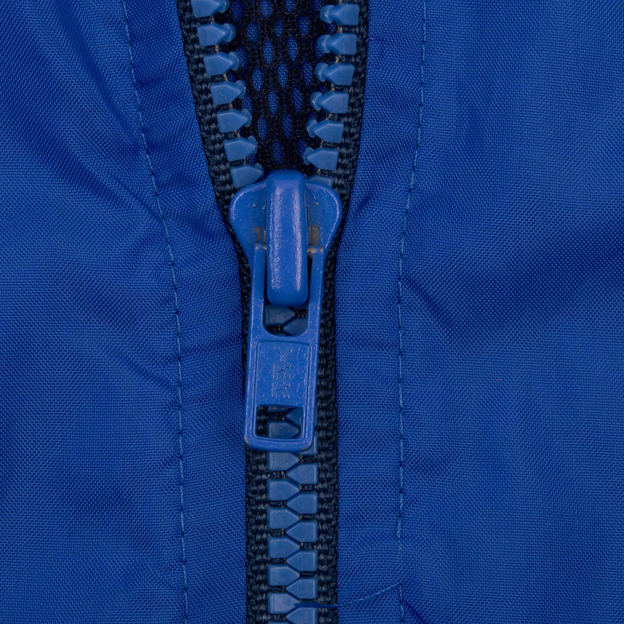 Vintage Nike Swoosh Blue And Yellow Pullover Windbreaker Jacket 1980S Size Medium