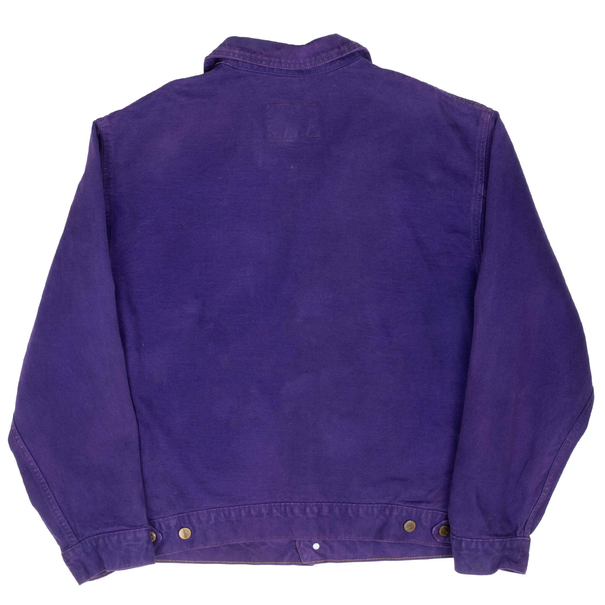 Vintage Marithe Francois Girbaud Purple Pleated 1990S Denim Jacket Size Large Made In Usa