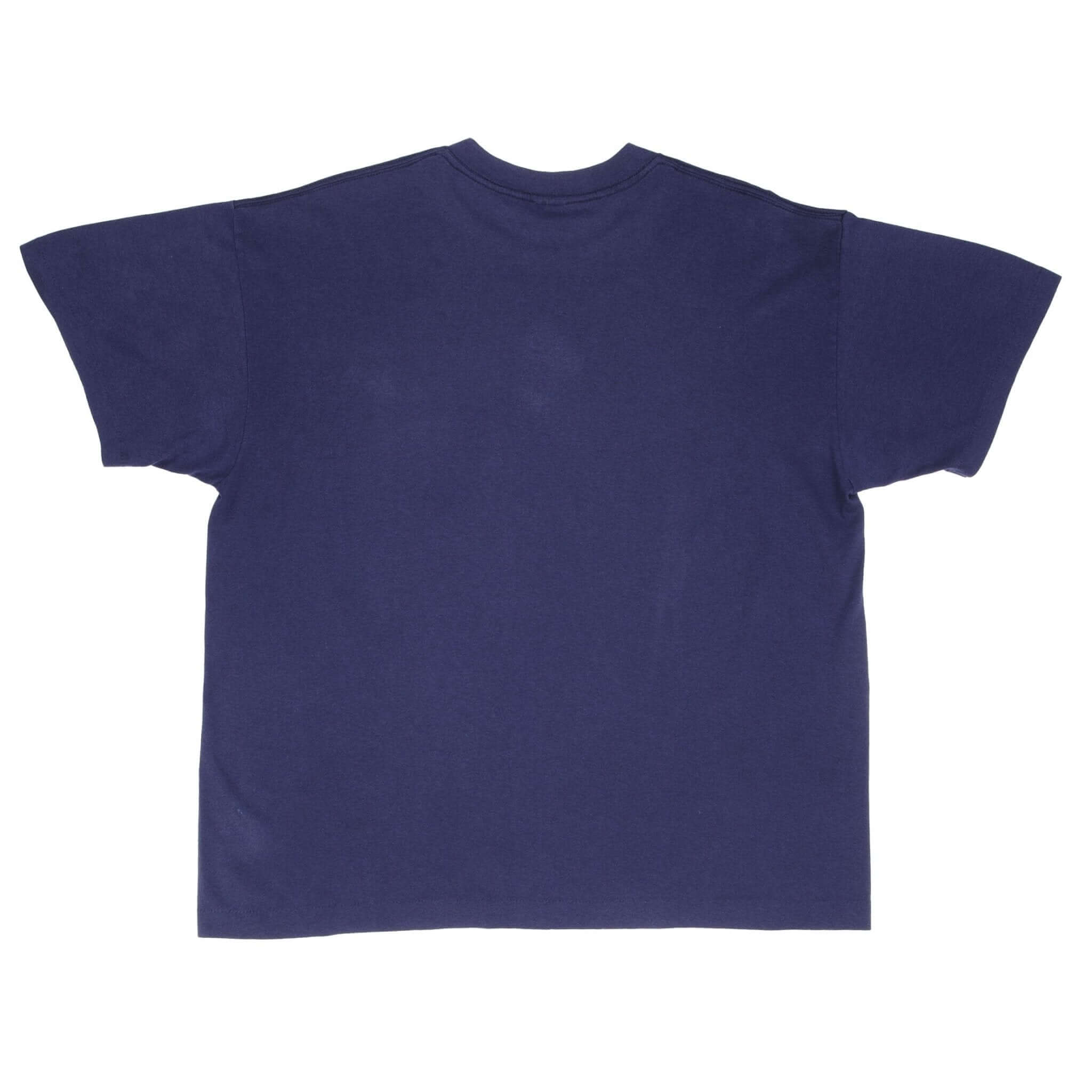 Vintage MLB Atlanta Braves 1990 Tee Shirt Size XL Made In Usa With Single Stitch Sleeves