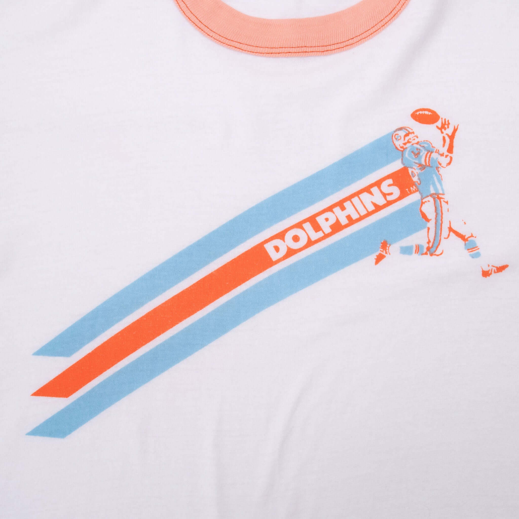 Vintage Nfl Miami Dolphins Champion Tee Shirt 1970S Size Small Made In Usa With Single Stitch Sleeves