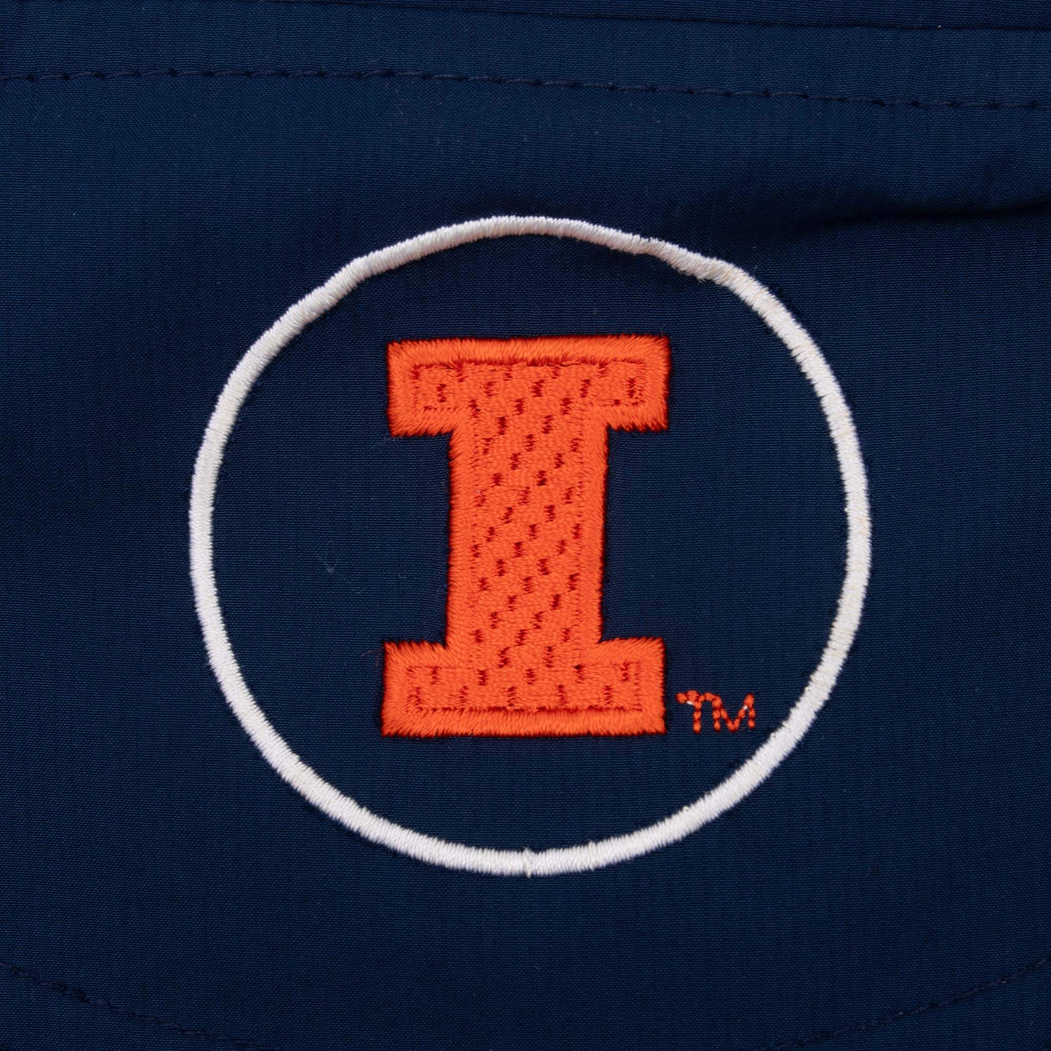 Vintage Nike Ncaa University Of Illinois Windbreaker Jacket 2000S Size Small