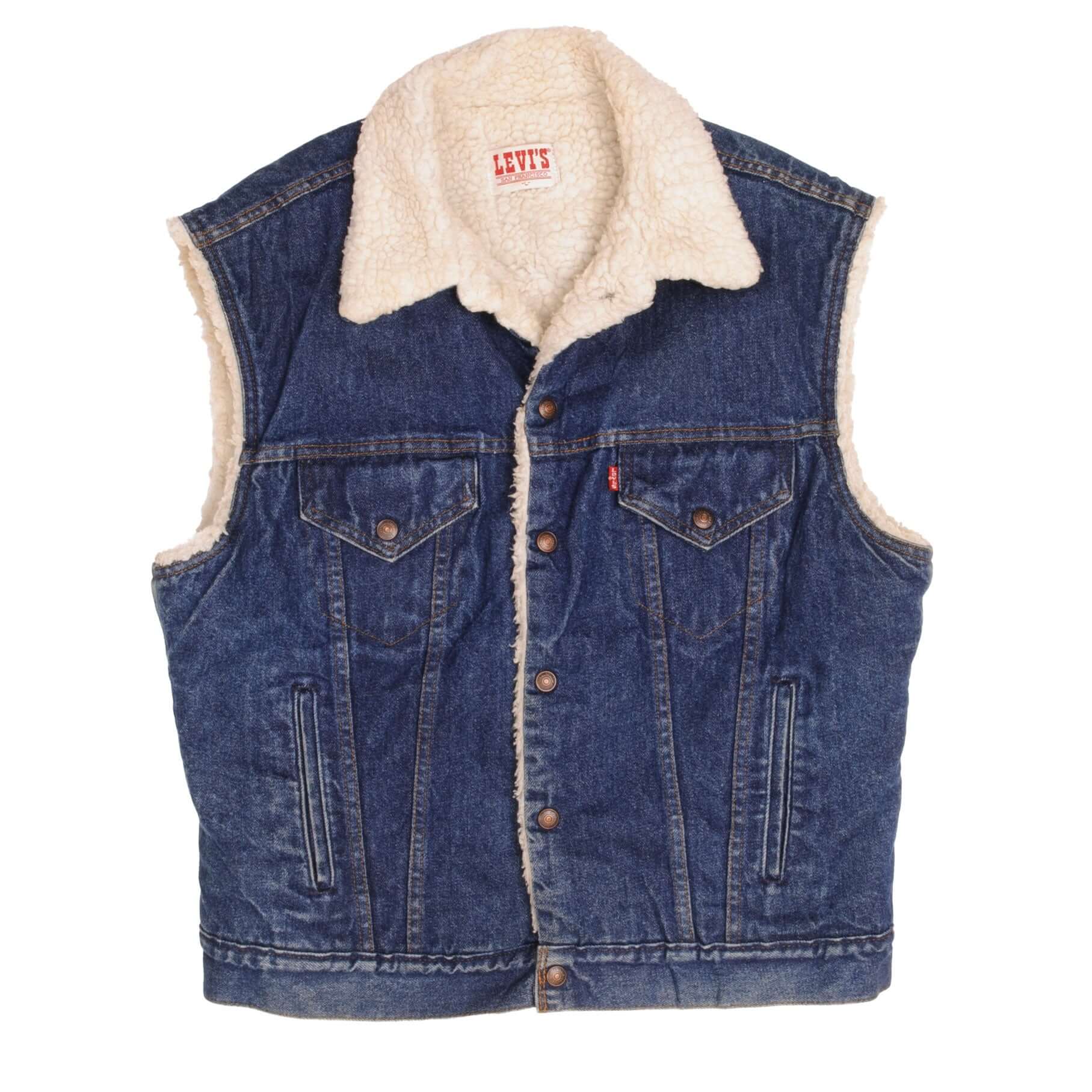 Levi's Women's Plus Size Sherpa Lined Denim Trucker Jacket 