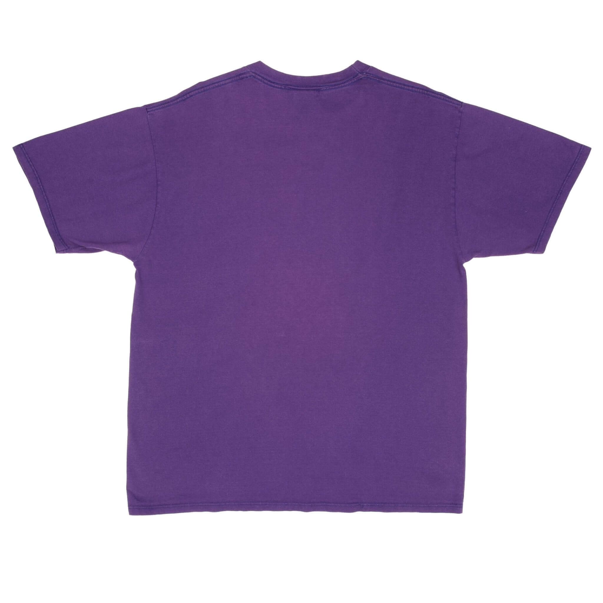 Vintage Disney Winnie The Pooh Embroidered Purple Tee Shirt Size XL Made In USA