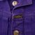 Vintage Marithe Francois Girbaud Purple Pleated 1990S Denim Jacket Size Large Made In Usa