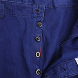 Vintage French Workwear Blue Sanfor Bucking Dreinaht Hbt Trousers Pants 1960S Size 40X32 Made In Germany